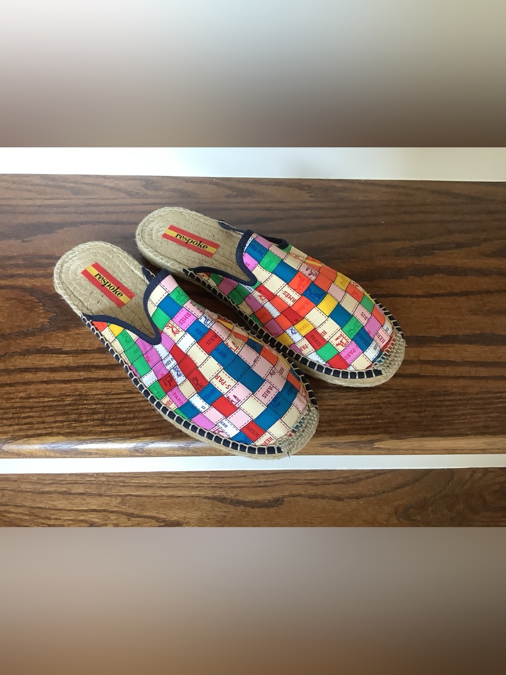 Respoke CARRE Mule Espadrilles, Size 39/8M